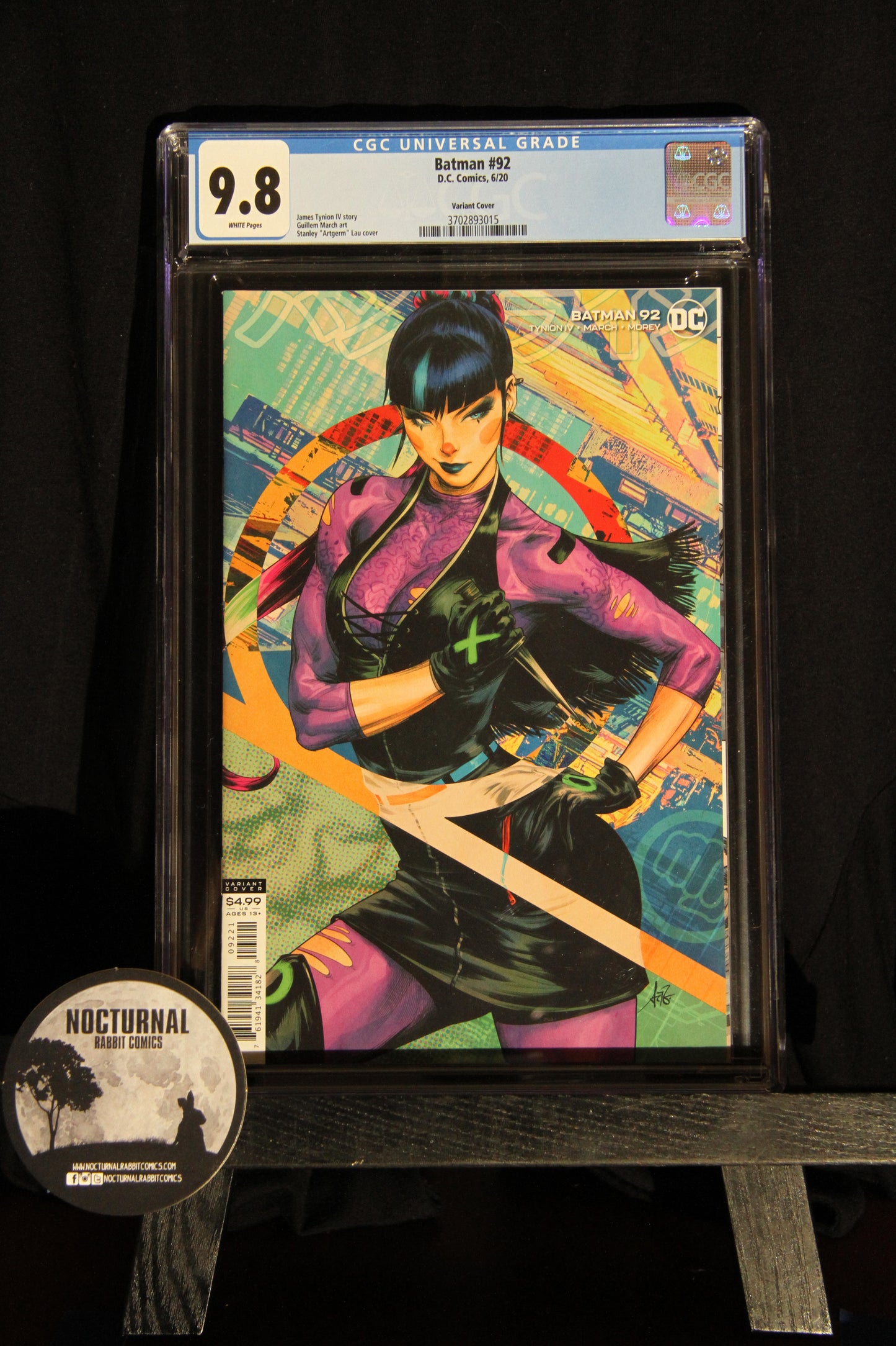 Batman #92 Artgerm 9.8 CGC