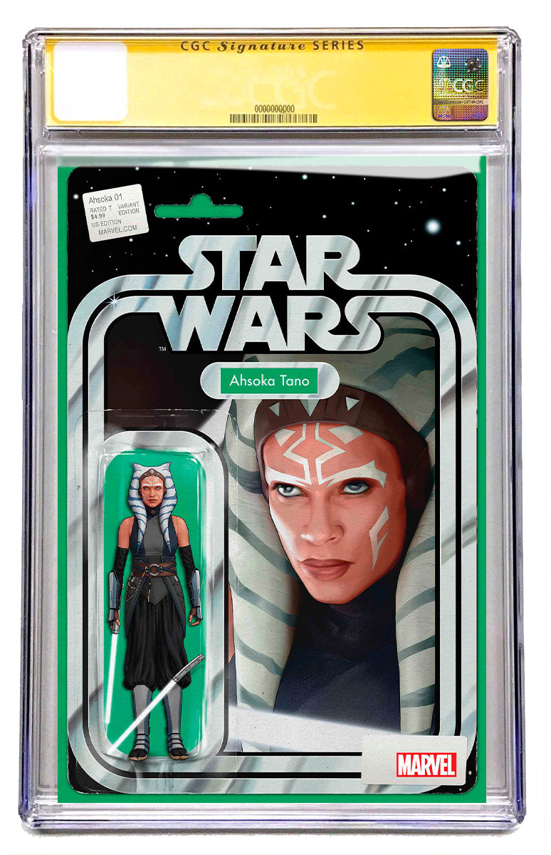 [PRE-ORDER CGC SS] ROSARIO DAWSON - AHSOKA #1 JTC ACTION FIGURE