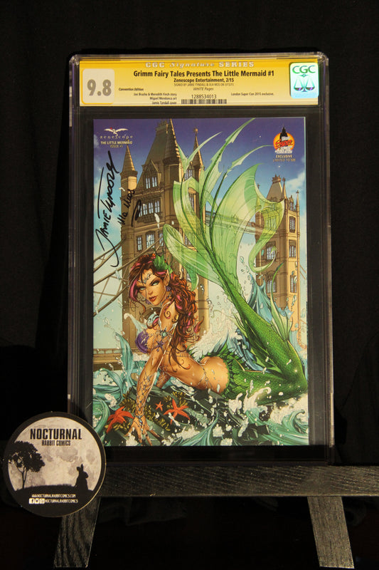 Grimm Fairy Tales Little Mermaid #1 9.8 CGC Double Signed Tyndall/Ula Mos