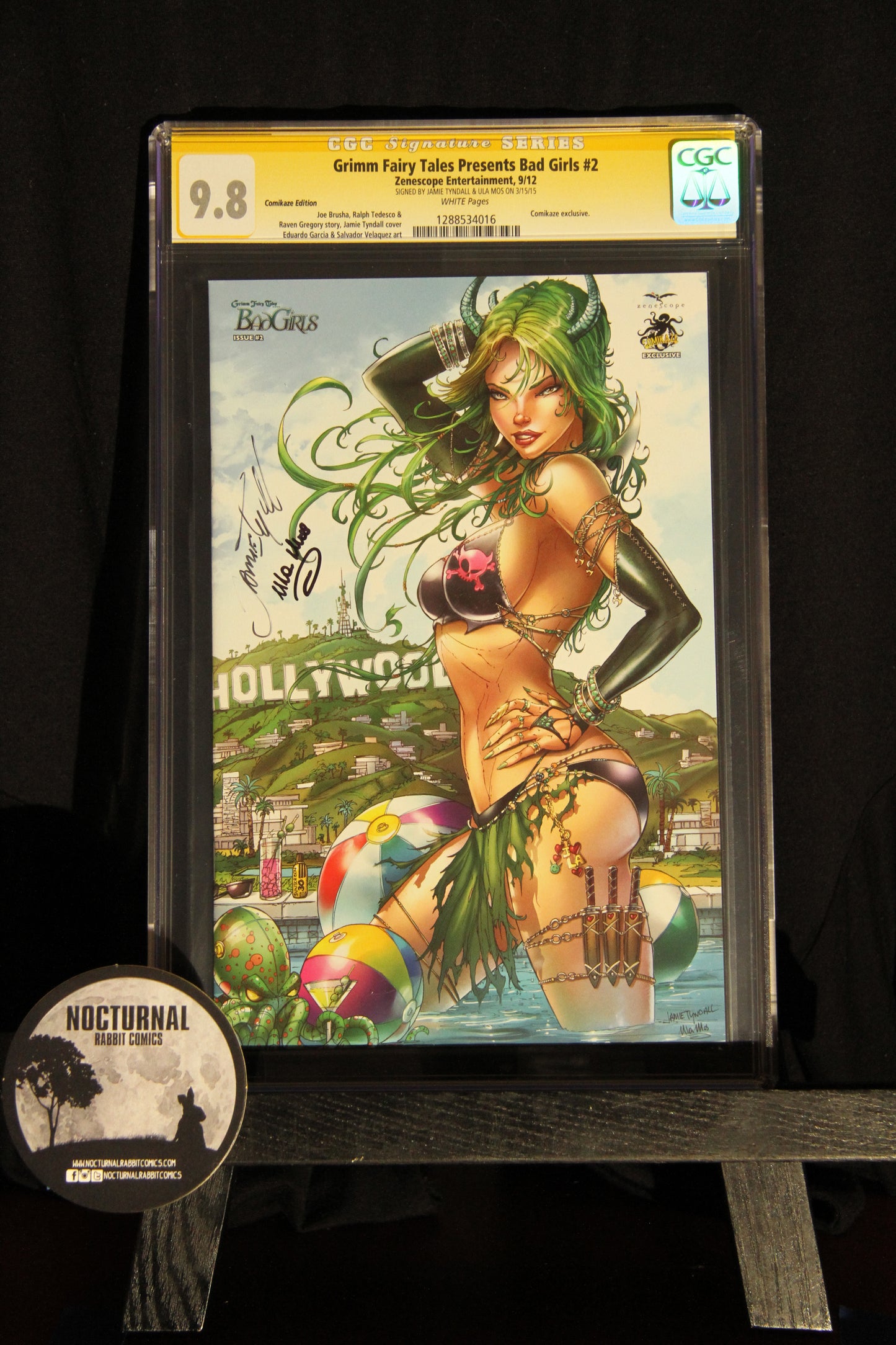 Grimm Fairy Tales Bad Girls 32 9.8 CGC Double Signed Tyndall/Ula Mos